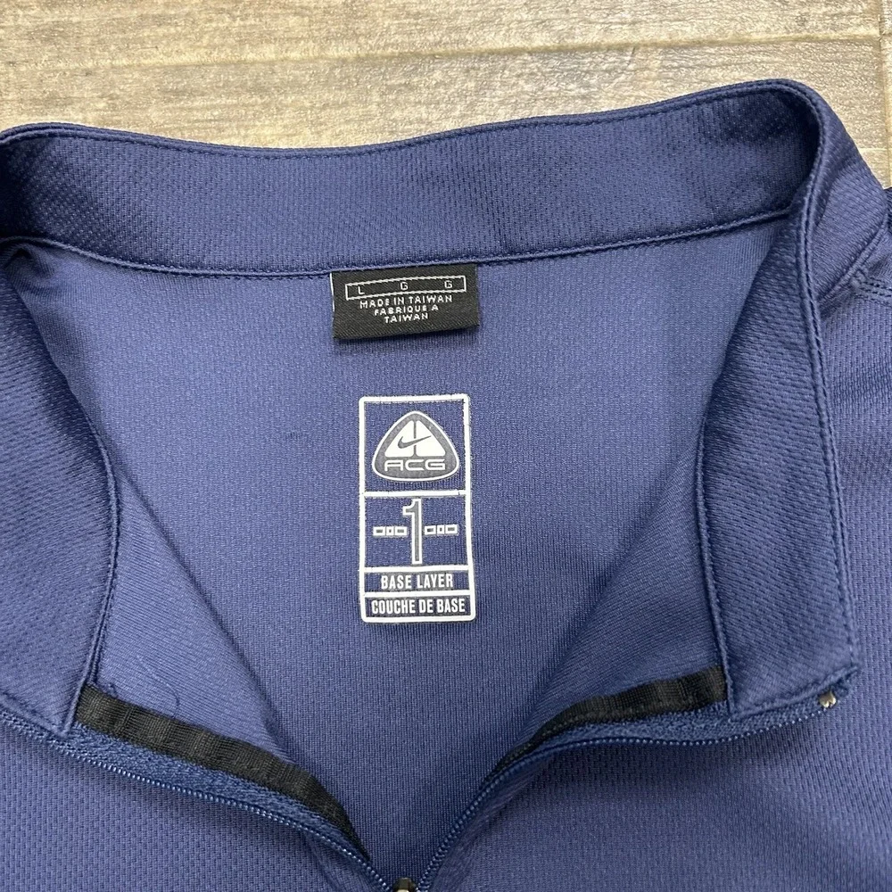 Nike‎  ACG Level 1 Base Layer Dri-Fit Pullover Men Size Large y2k Vintage